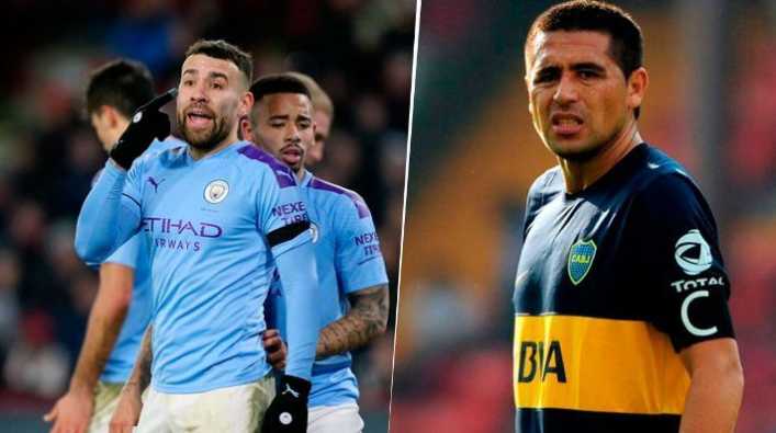 Otamendi subió un fotón y figura del City puso `Riquelme`